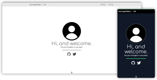 chringel - A custom Hugo theme